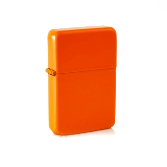 Orange Metal Flip Lighter