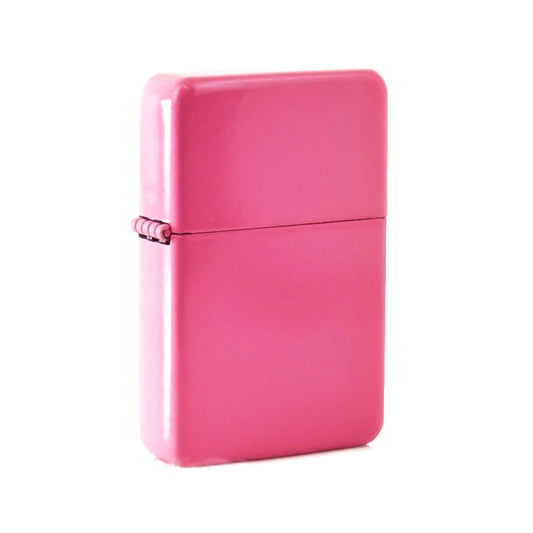 Pinkes schlichtes Klappfeuerzeug