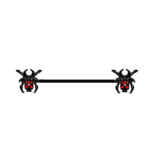 Poisonous Spider Industrial Barbell 38mm 14G