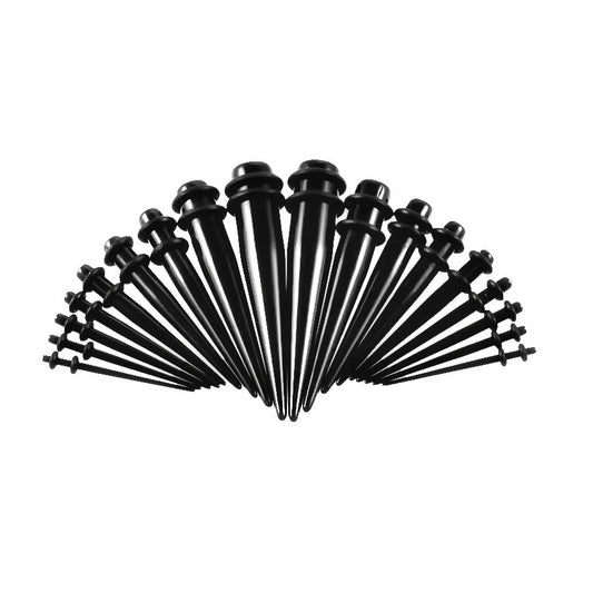 Black Acrylic Ear Taper