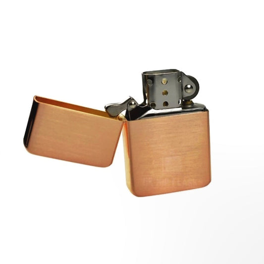 Rose Gold Brass Flip lighter