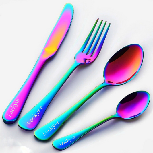 4pc Stainless Steel Cutlery Engraving Set