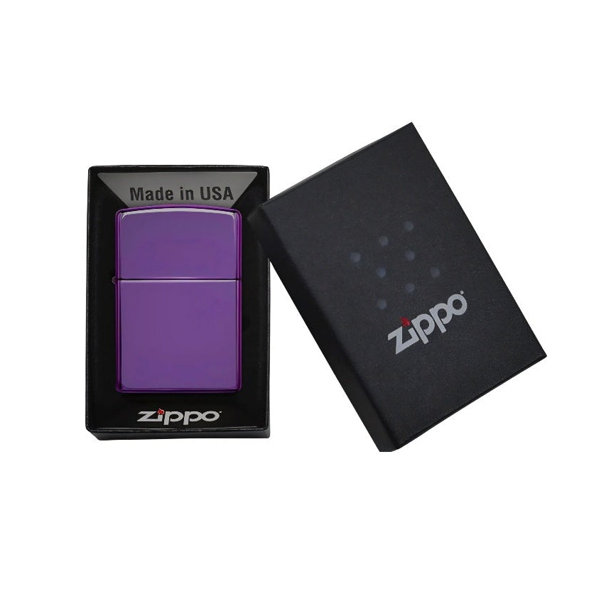 Classic High Polish Purple Zippo Lighter