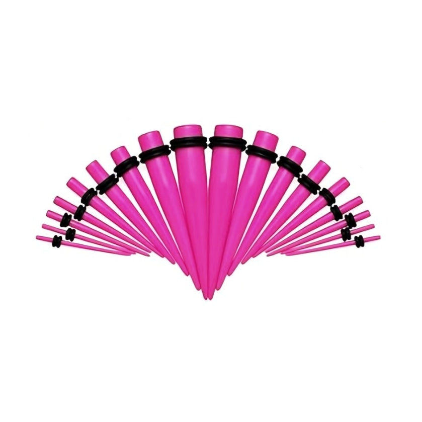 Pink Acrylic Ear Taper