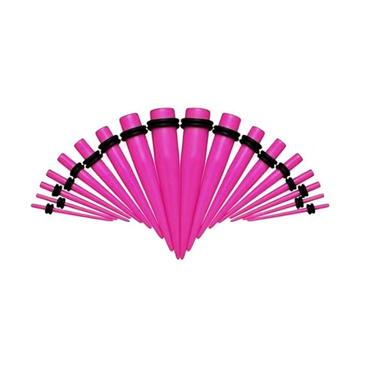 Pink Acrylic Ear Taper