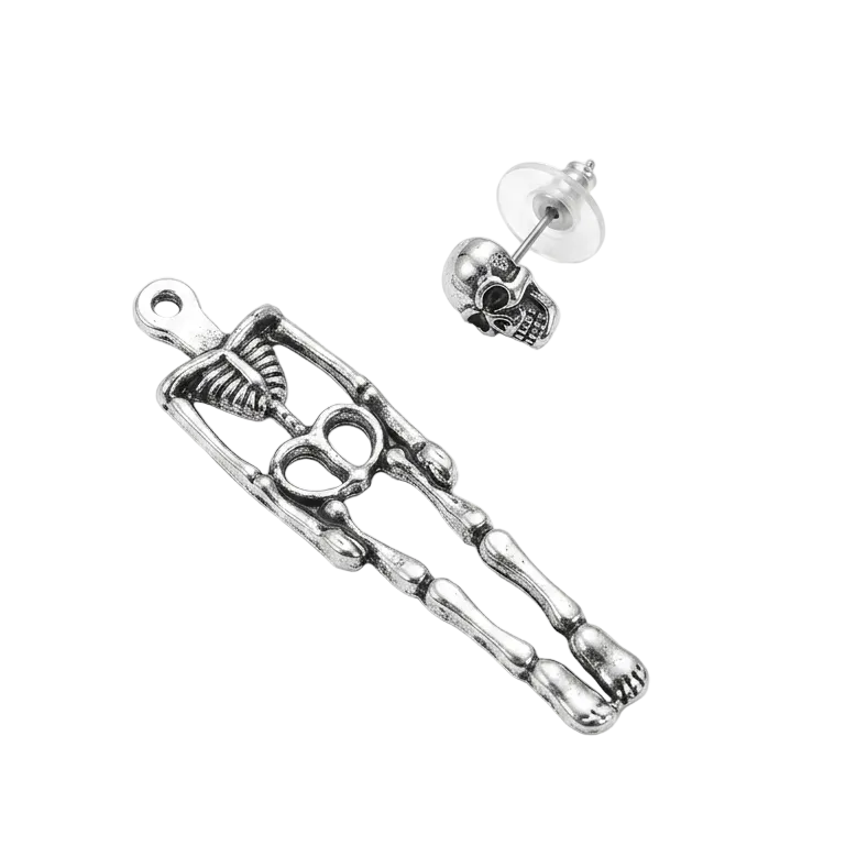 Skeleton Ear Stud Pair