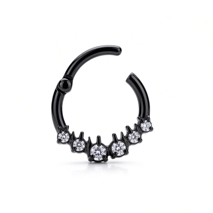 Black Melting Clicker Hoop