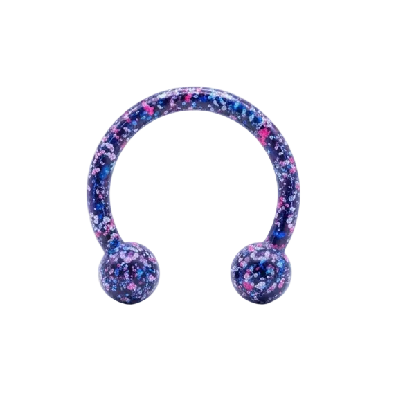 Marble Effect horseshoe Hoop