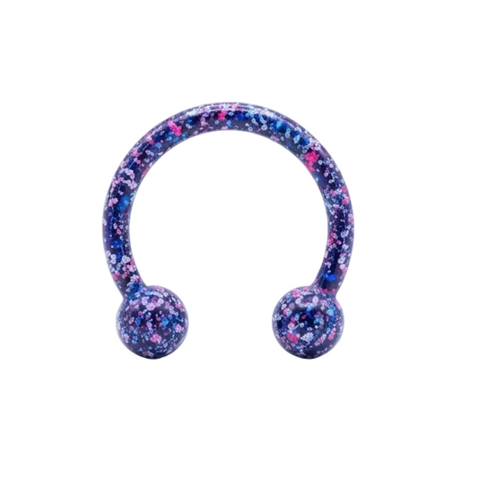 Marble Effect horseshoe Hoop