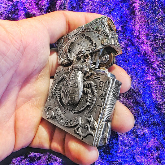 Death Scarab Pharaoh Tomb Flip Lighter
