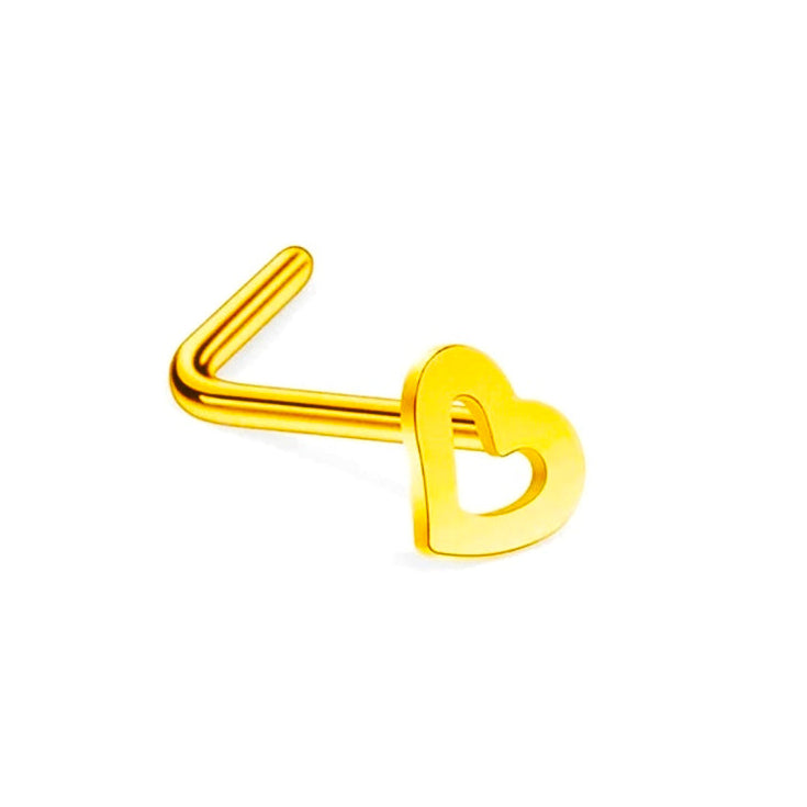 Goujons en acier inoxydable avec barre en forme de L en forme de cœur