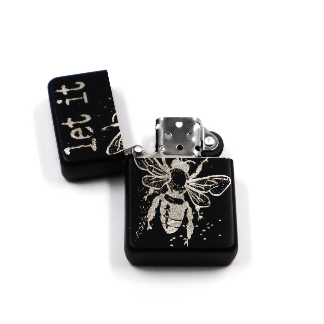 Let It Bee Flip Lighter - Pretty Savage Jewellery