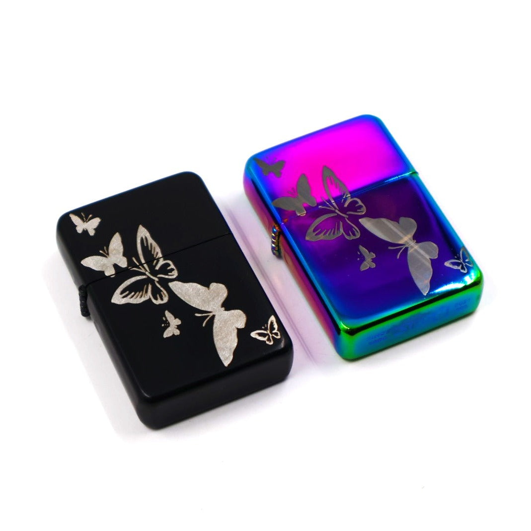 Butterfly Design Flip Lighter - Pretty Savage Jewellery