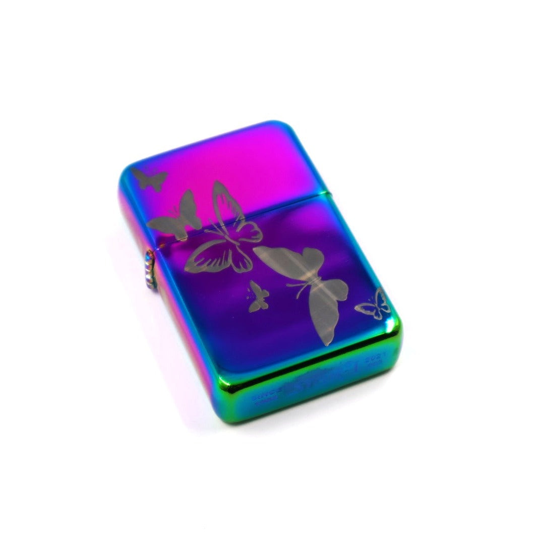 Butterfly Design Flip Lighter - Pretty Savage Jewellery