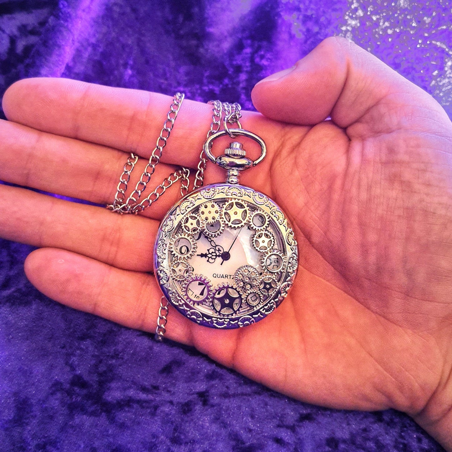 Cog Gears Steampunk Pocket Watch - Pretty Savage Jewellery