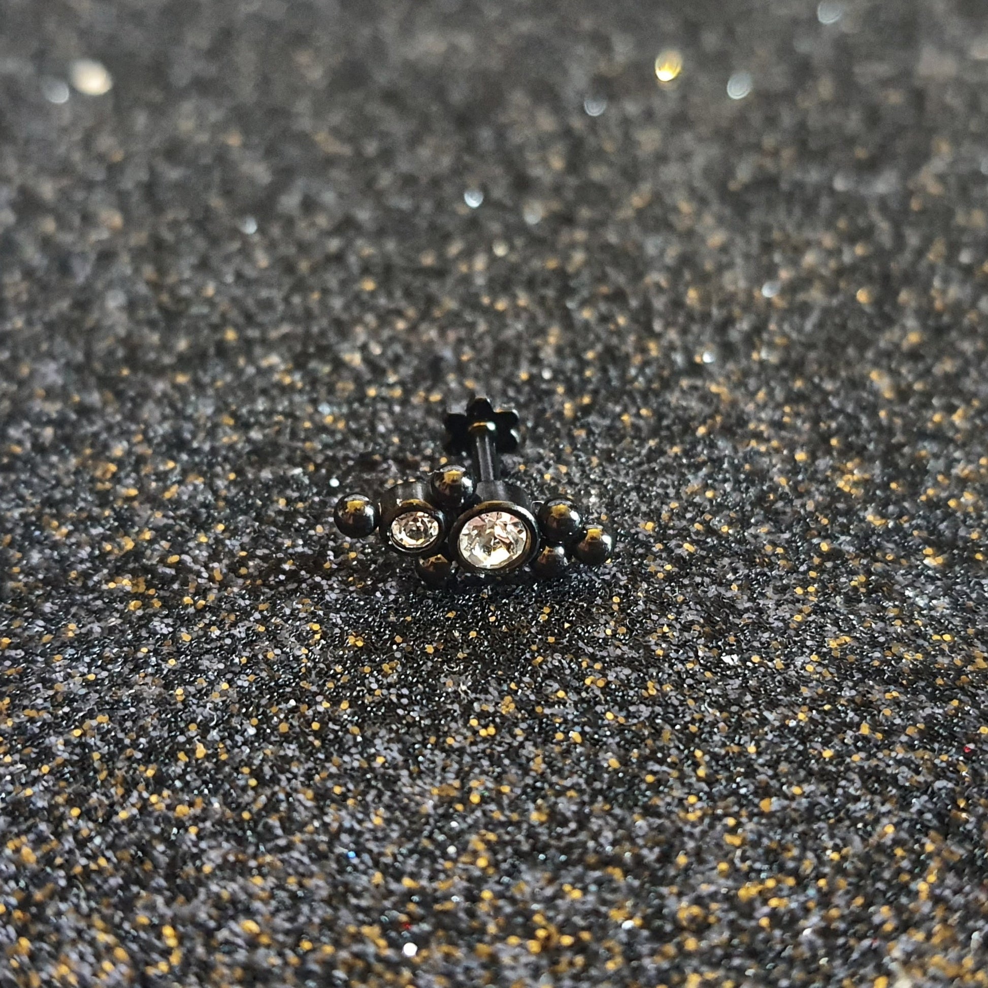 Gem CZ Threaded Labret Studs - Pretty Savage Jewellery