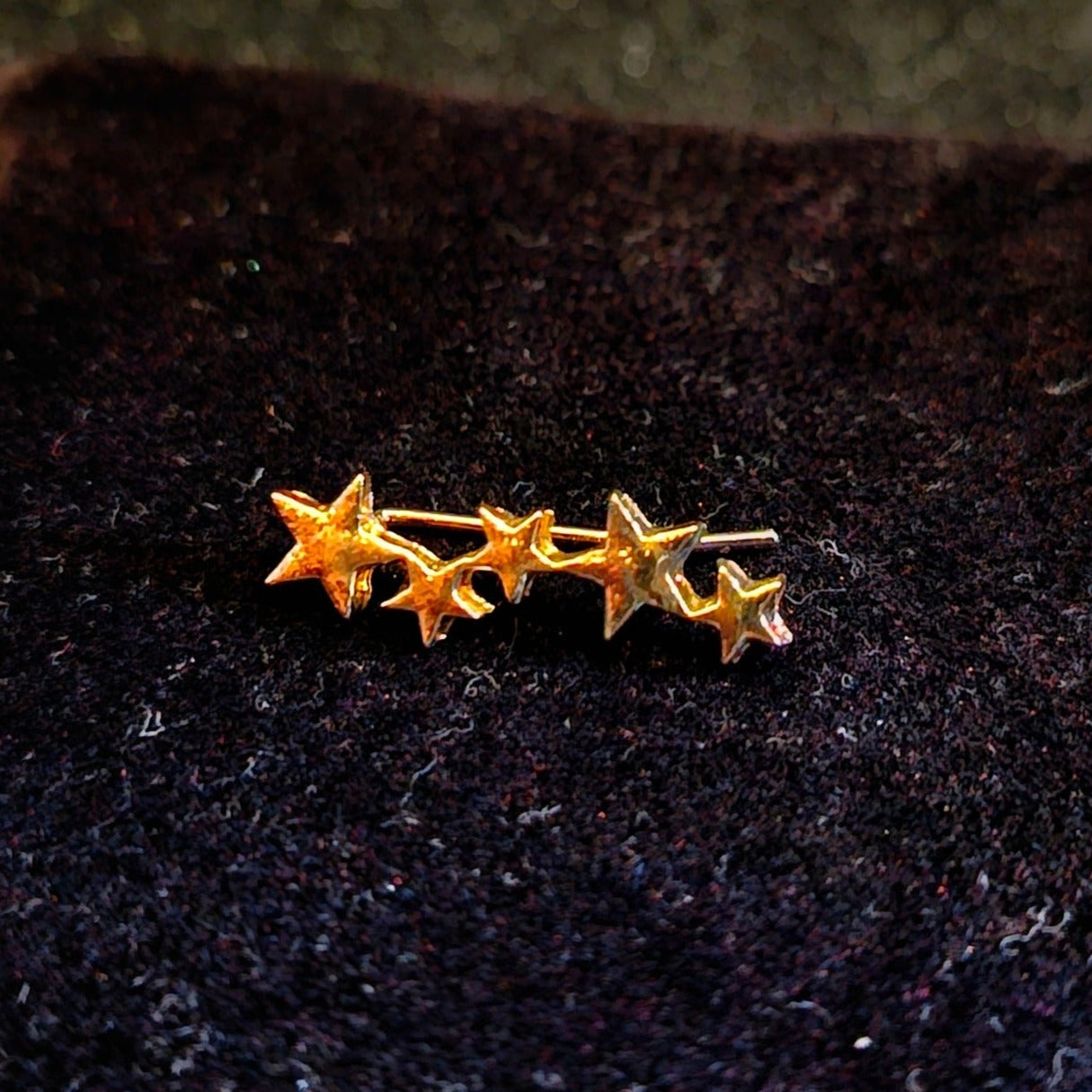 5 Star Golden Ear Stud Climber - Pretty Savage Jewellery