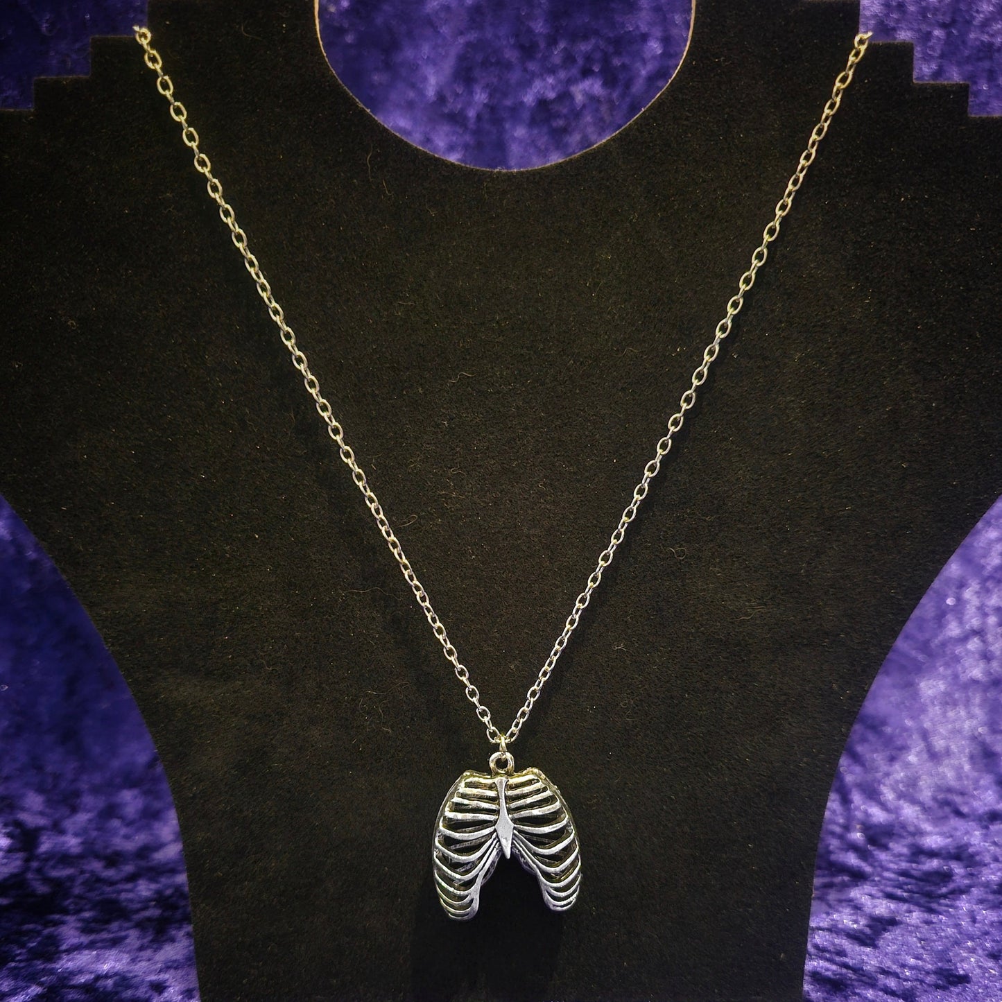 Rib Cage Skeleton Necklace - Pretty Savage Jewellery