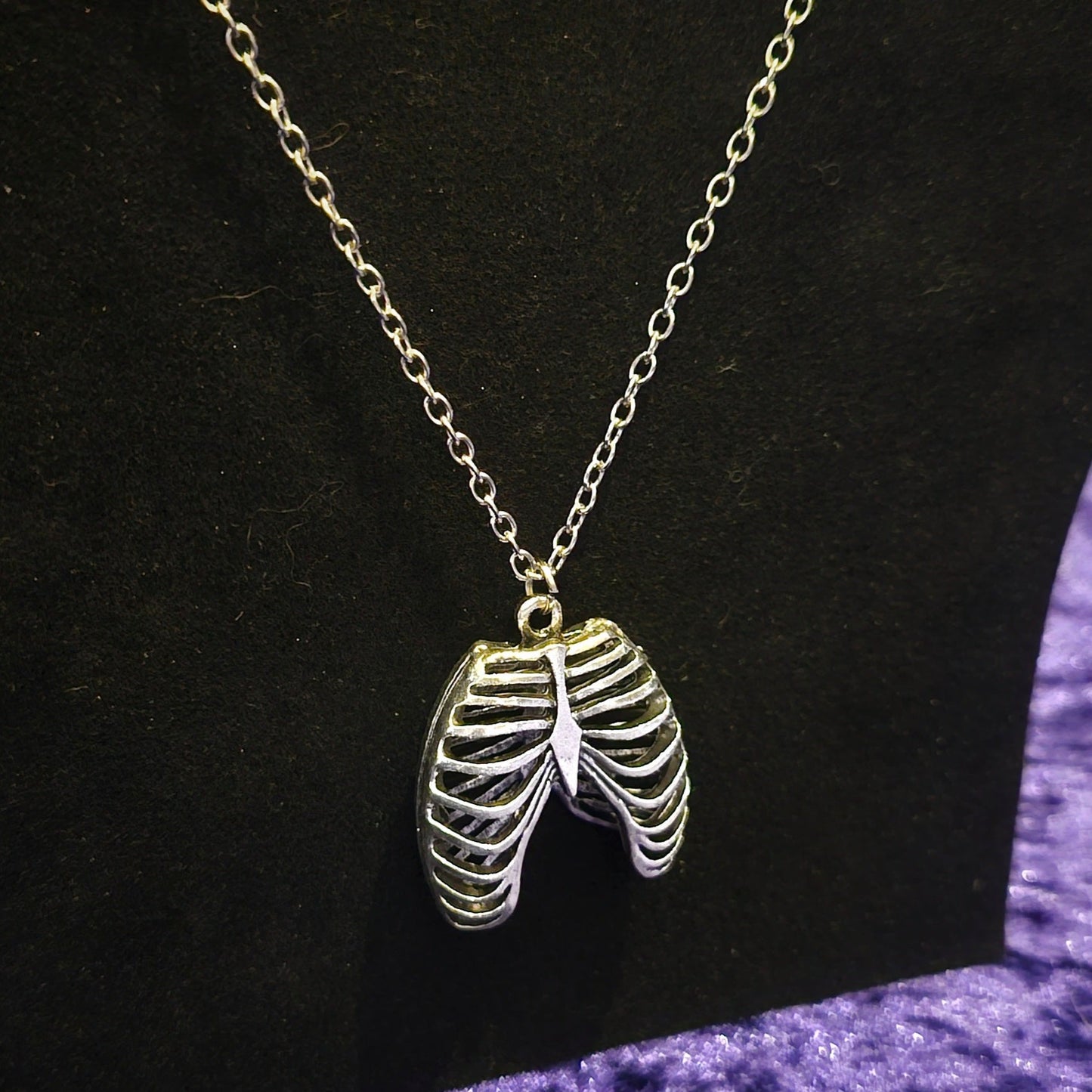 Rib Cage Skeleton Necklace - Pretty Savage Jewellery