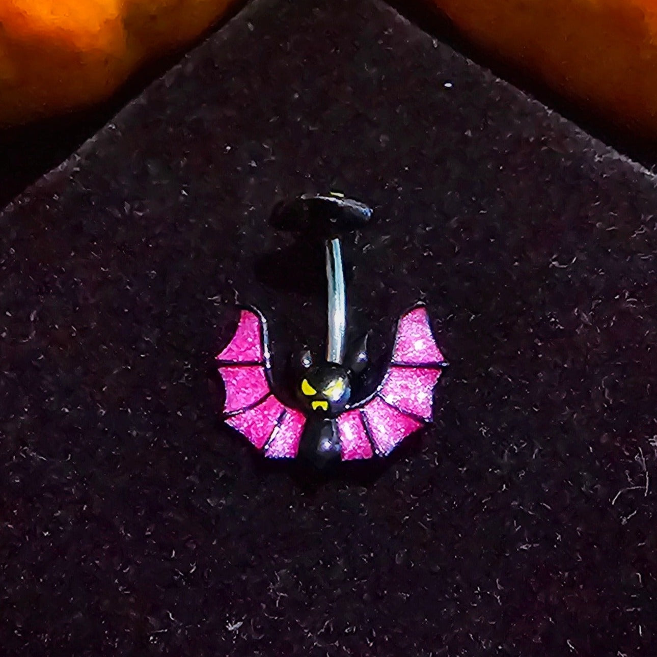 Witch Bat Halloween Belly bar - Pretty Savage Jewellery