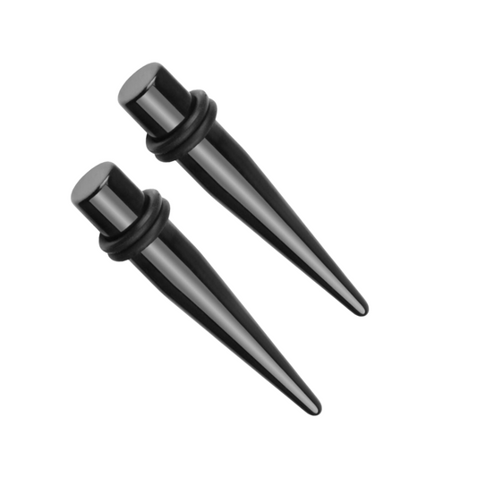 Black Acrylic Ear Taper