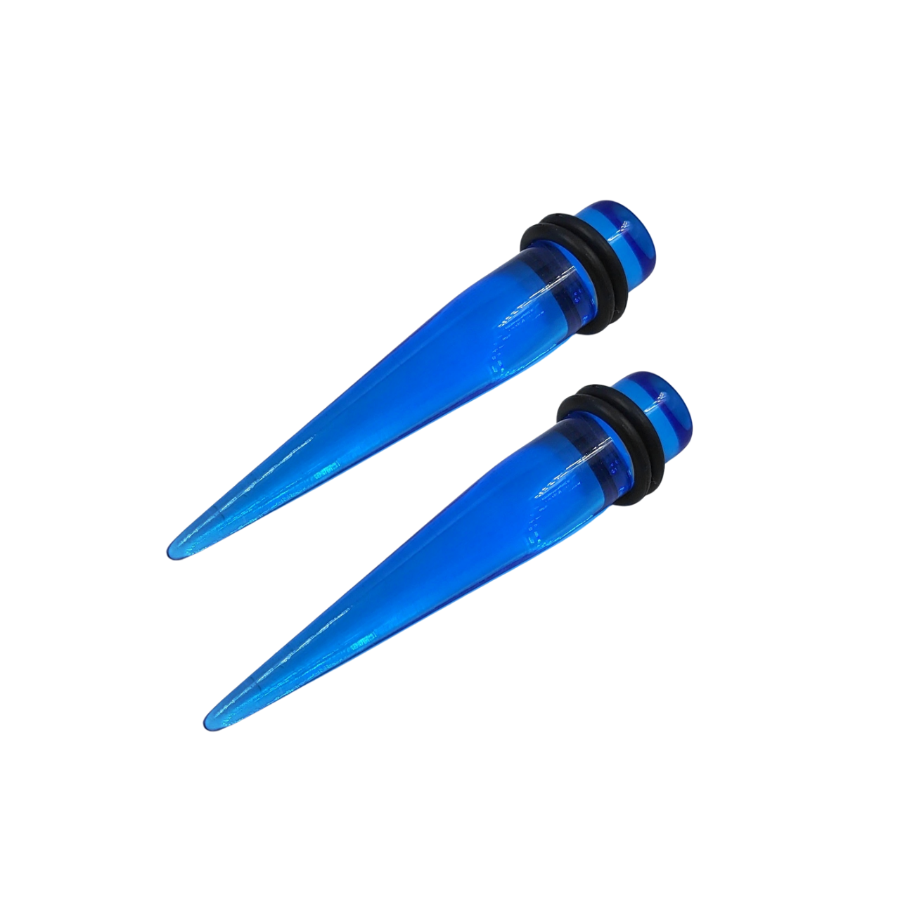 Translucent Blue Acrylic Ear Taper