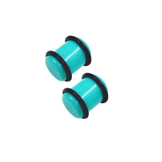 Turquoise Acrylic Ear Gauge Plug