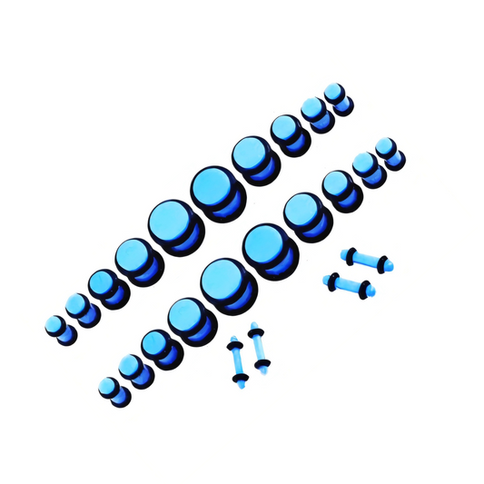 Sky Blue Acrylic Ear Gauge Plug