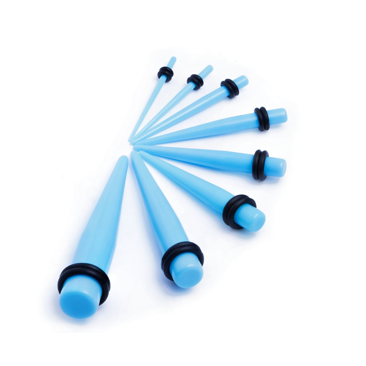 Sky Blue Acrylic Ear Taper