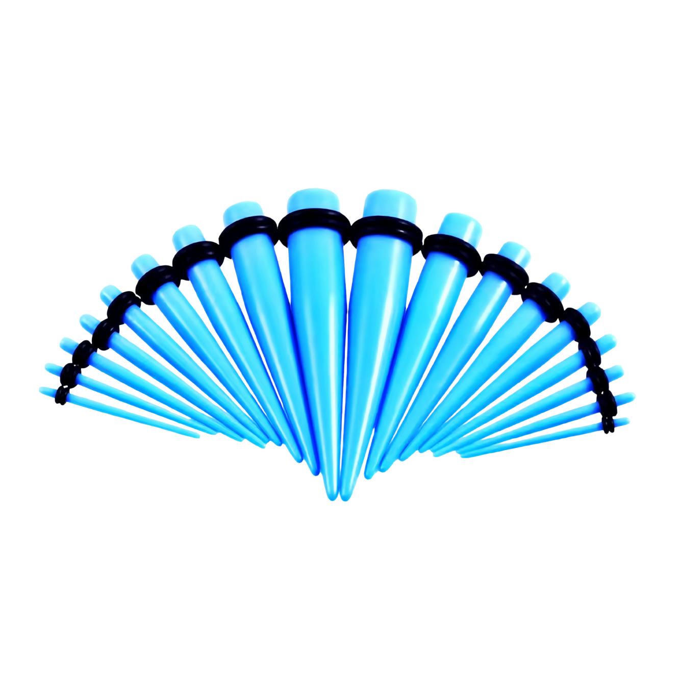 Sky Blue Acrylic Ear Taper