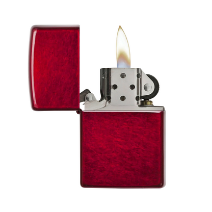 Classic Candy Apple Red Zippo Lighter