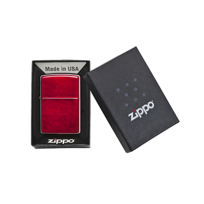 Classic Candy Apple Red Zippo Lighter