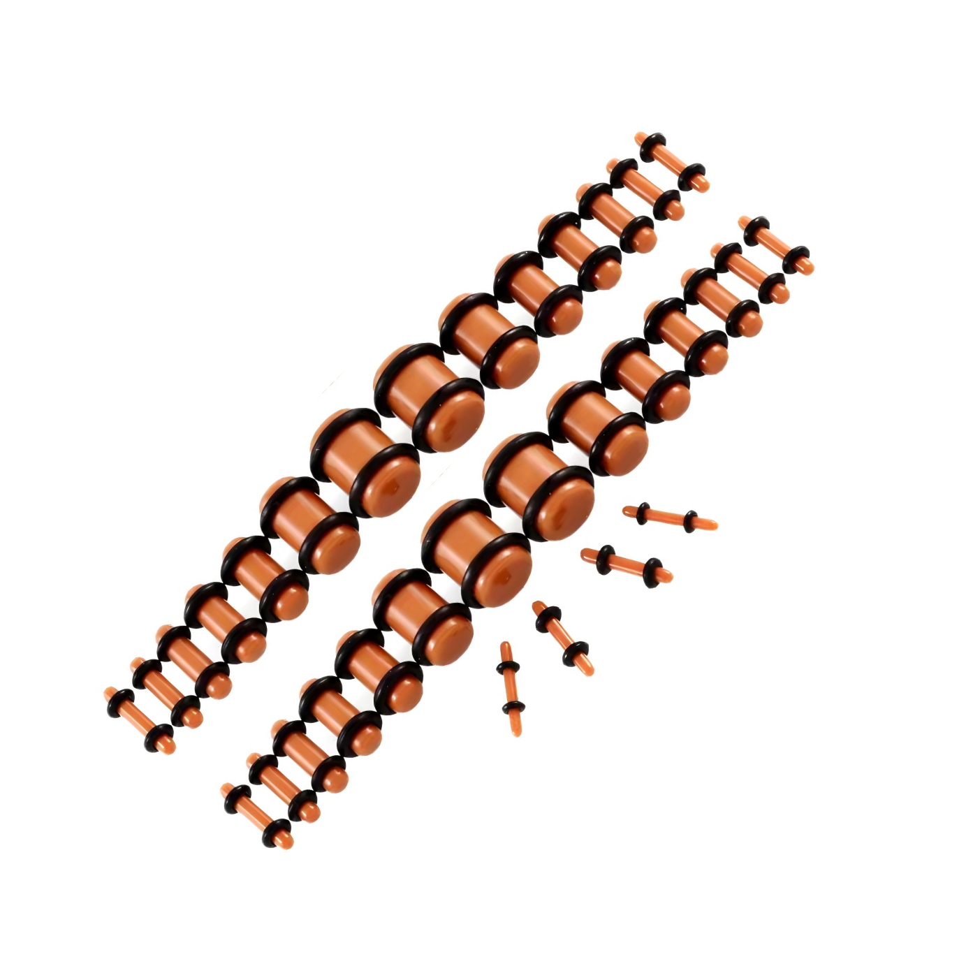 Chocolate Brown Acrylic Ear Gauge Plug