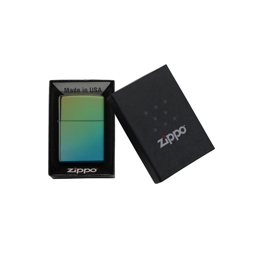 Classic High Polish Teal Zippo Lighter