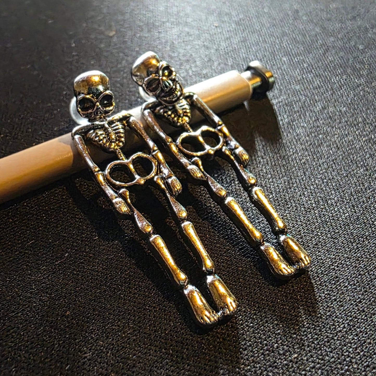 Skeleton Ear Stud Pair