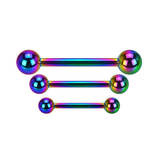 Titanium Iridescent Barbell 1.6mm 14G