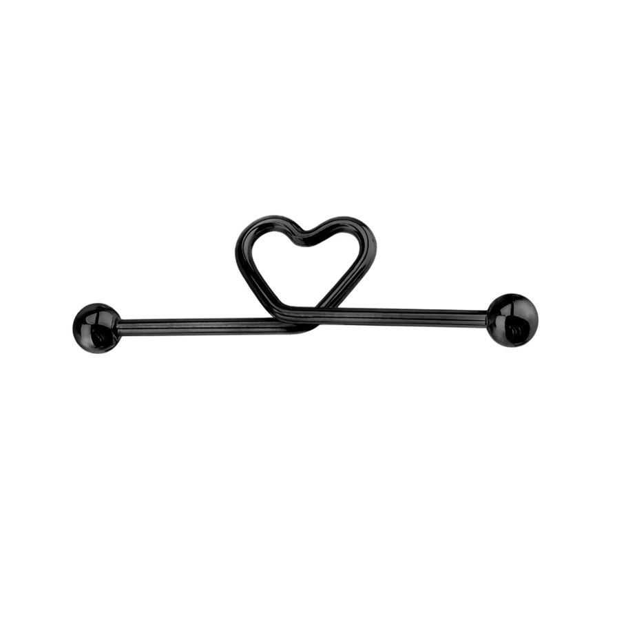 Heart Loop Scaffold Barbell 38mm 14G