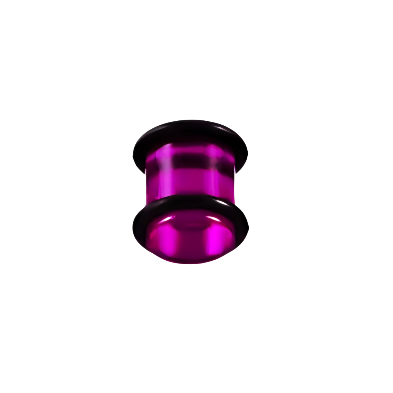 Purple Translucent Acrylic Ear Gauge Plug