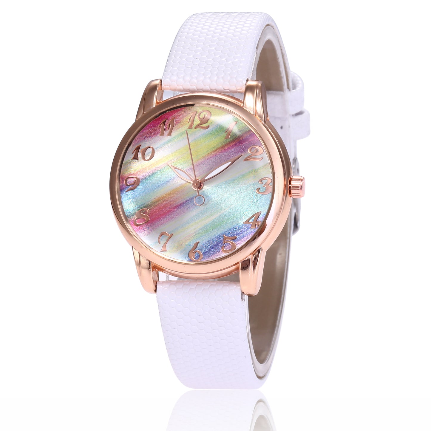 Gradient Colour Buckle Quartz Women's Watch