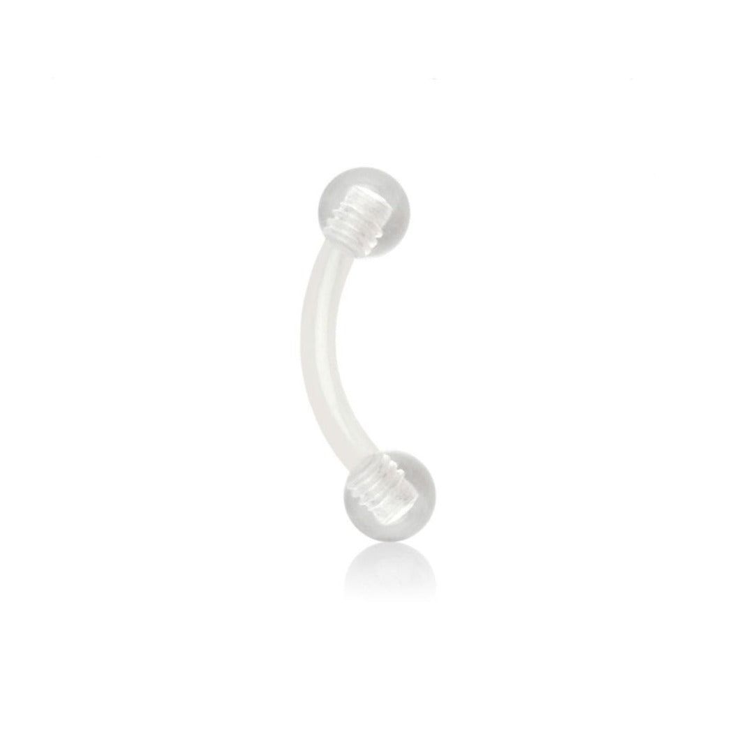 Clear Bioflex Eye Brow Bar - Pretty Savage Jewellery