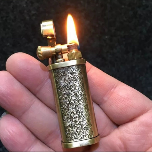 Nostalgic Bronze Kerosene German Pipe Oil Personalized Lighter - Pretty Savage Jewellery