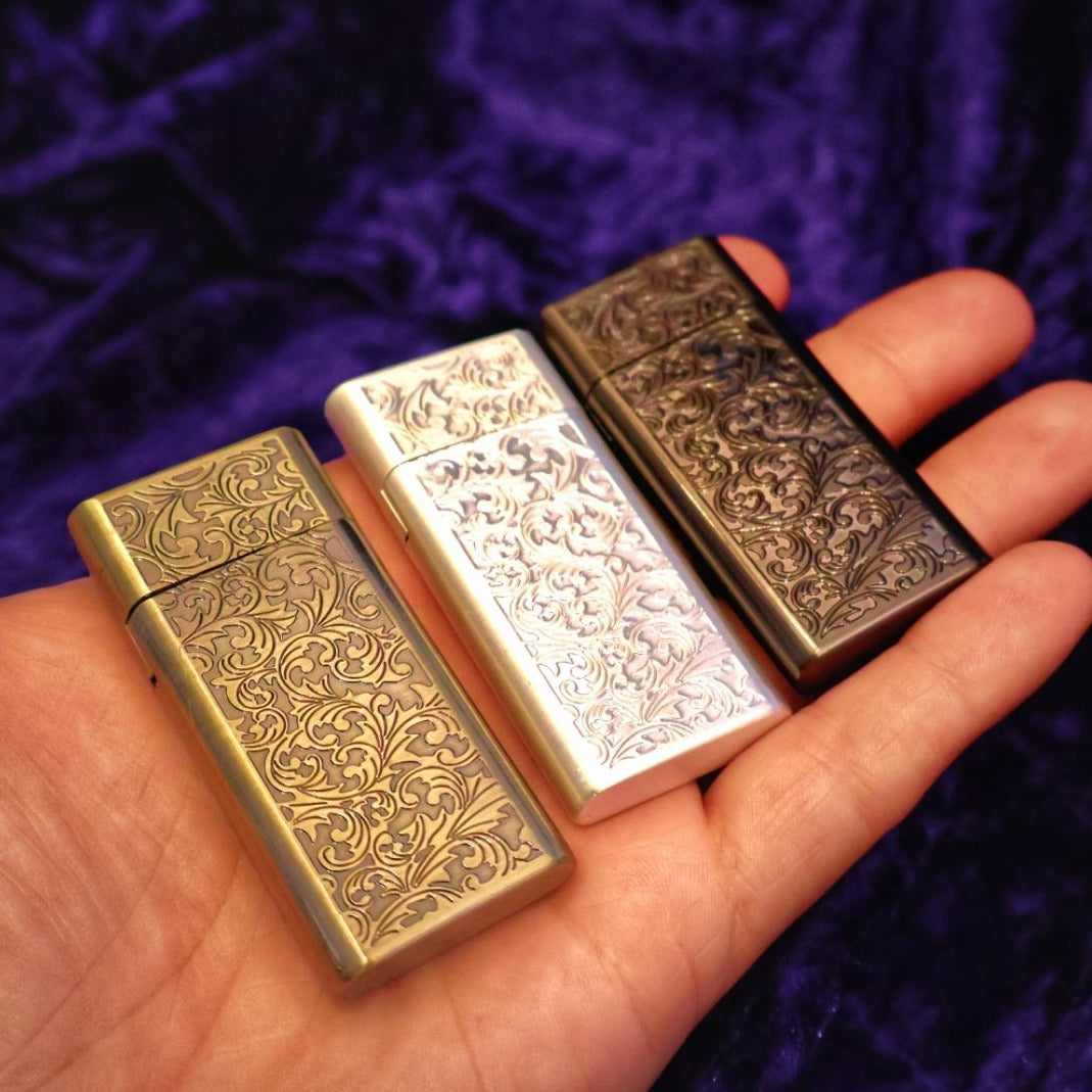 Vintage Design Thin Petrol Lighters - Pretty Savage Jewellery