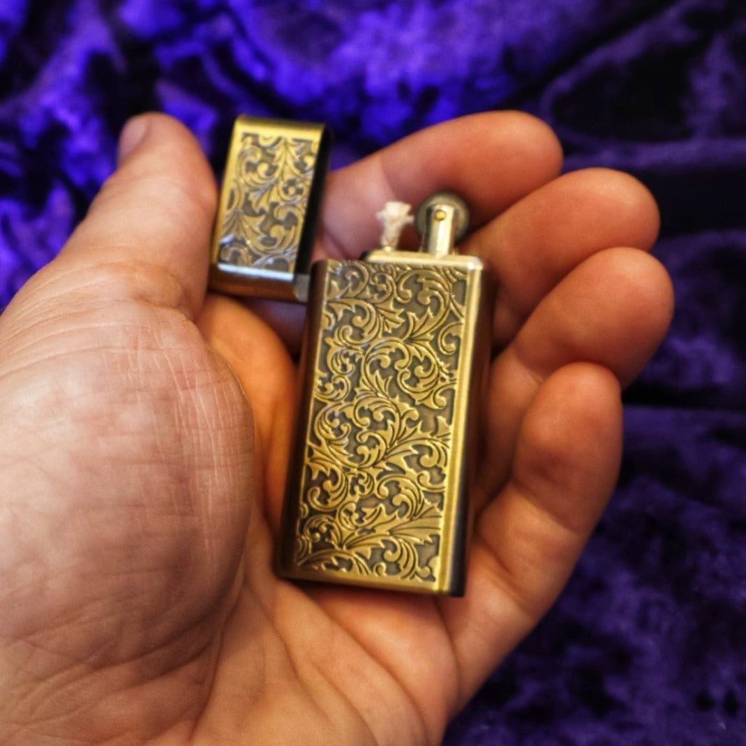 Vintage Design Thin Petrol Lighters - Pretty Savage Jewellery