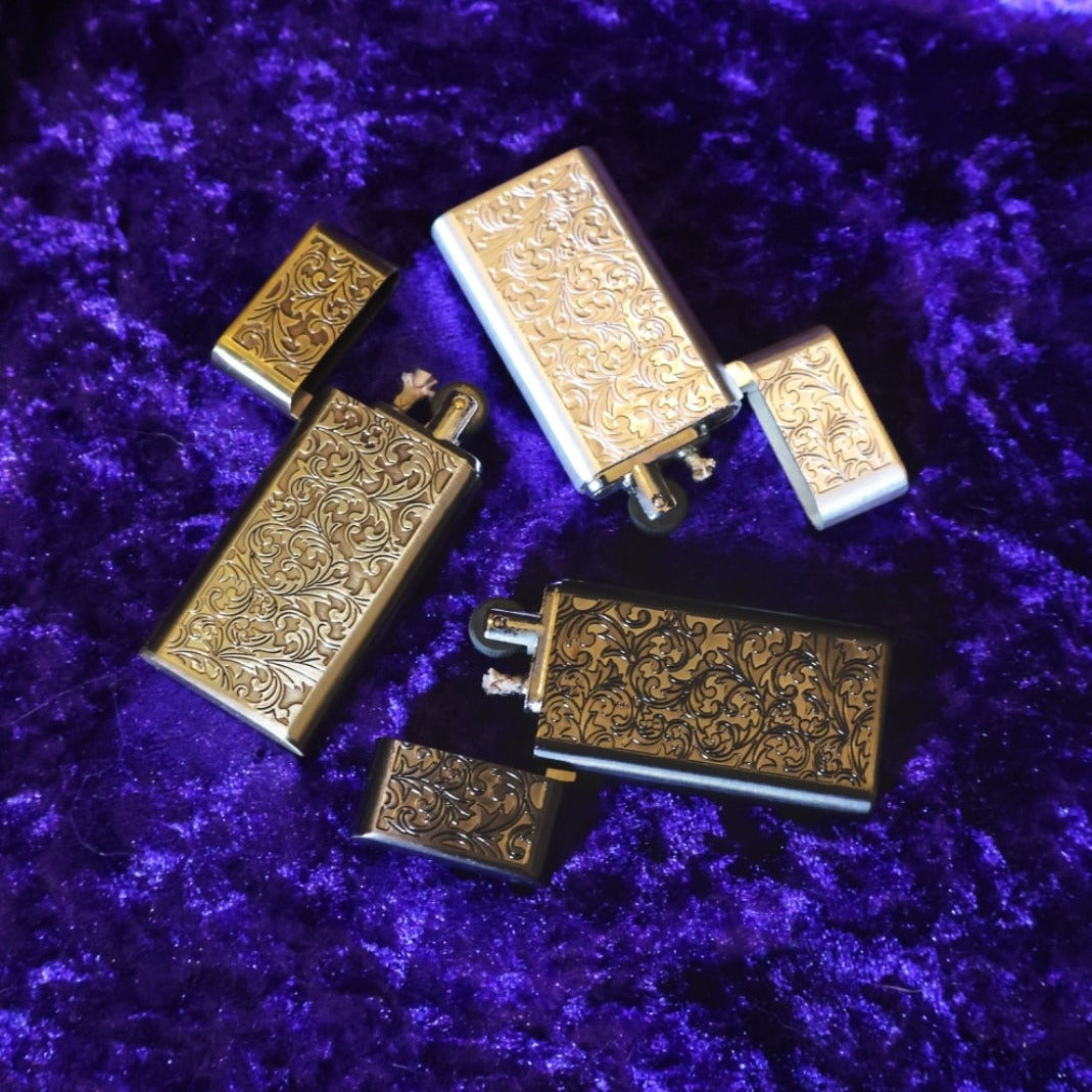 Vintage Design Thin Petrol Lighters - Pretty Savage Jewellery