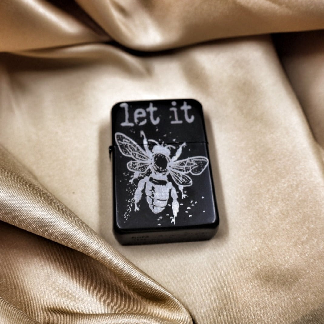 Let It Bee Flip Lighter - Pretty Savage Jewellery