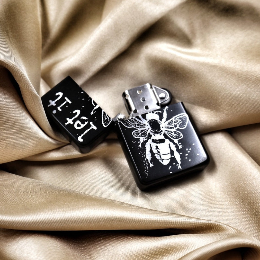 Let It Bee Flip Lighter - Pretty Savage Jewellery