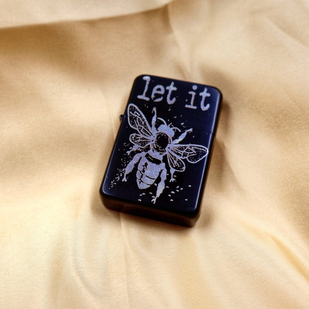 Let It Bee Flip Lighter - Pretty Savage Jewellery