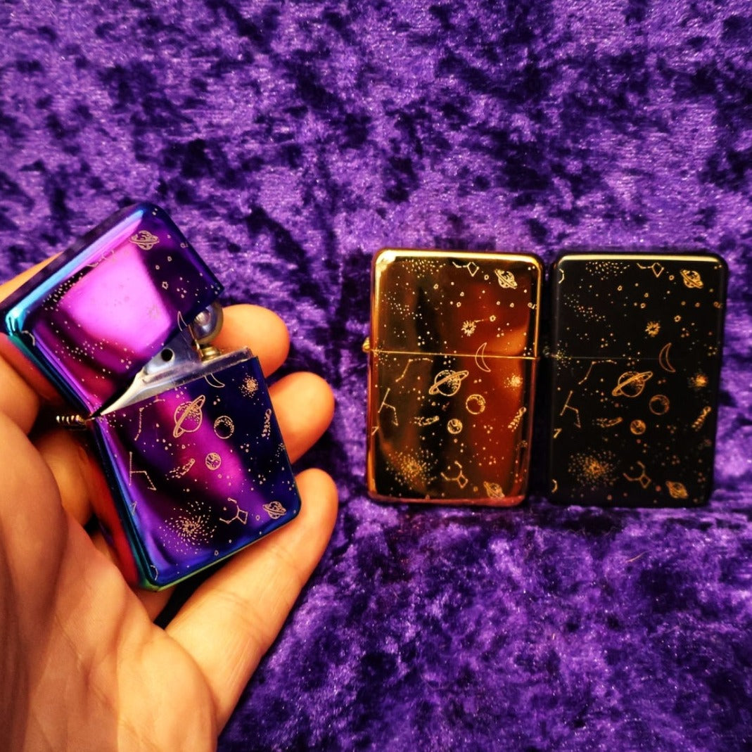 Galaxy Space Flip Lighter - Pretty Savage Jewellery