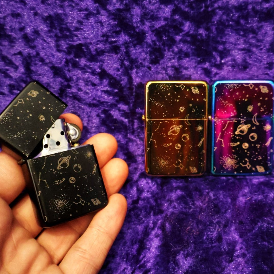 Galaxy Space Flip Lighter - Pretty Savage Jewellery