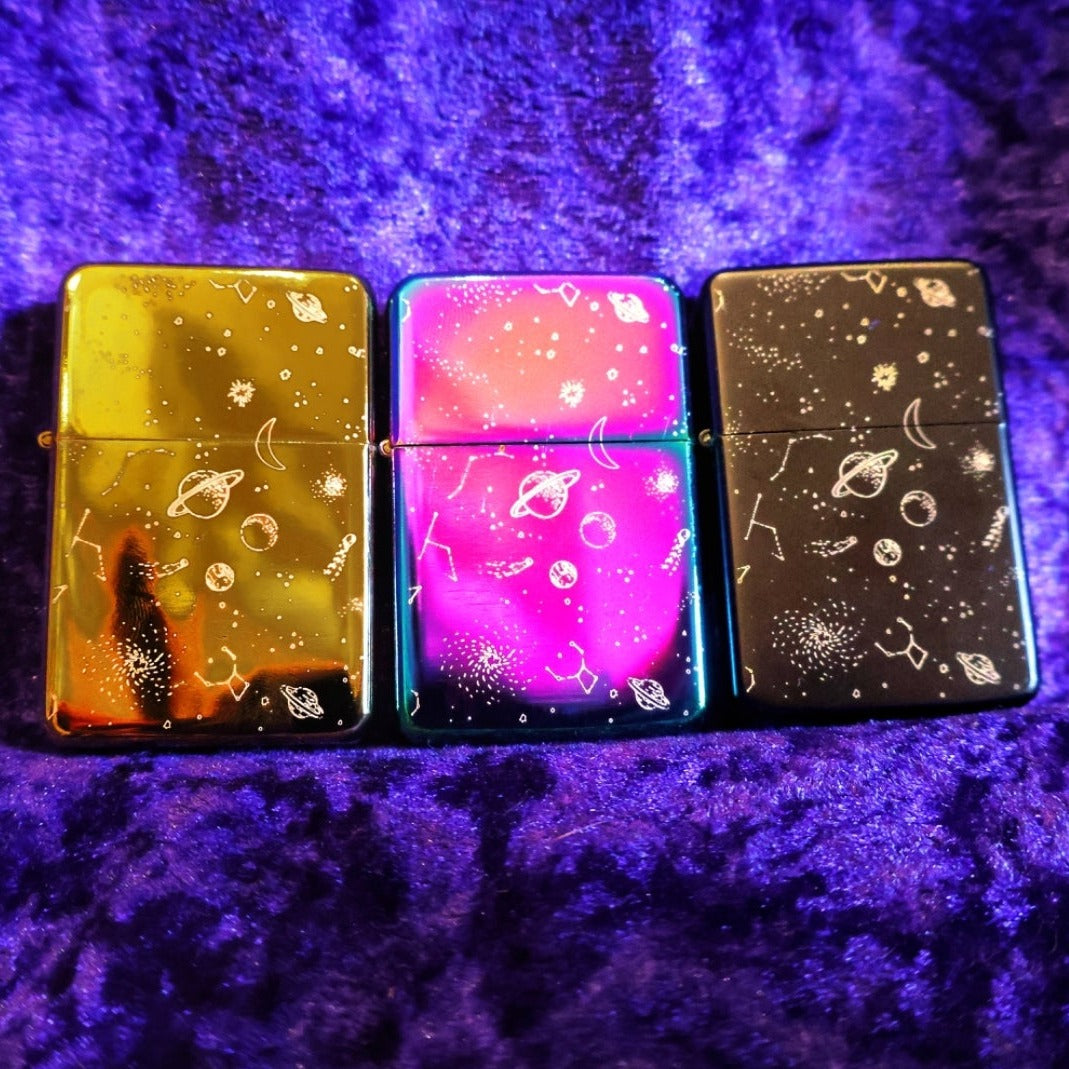 Galaxy Space Flip Lighter - Pretty Savage Jewellery